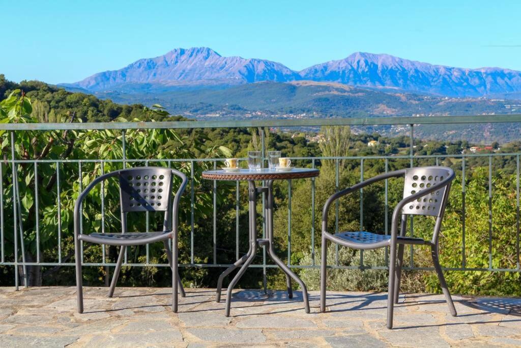 Breathtaking Lake View Cottage With A Fireplace Next To Ioannina City! Exterior photo
